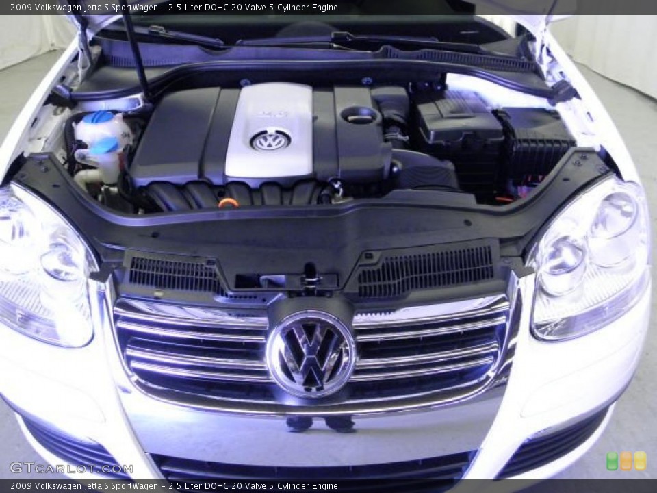 2.5 Liter DOHC 20 Valve 5 Cylinder Engine for the 2009 Volkswagen Jetta #46819110
