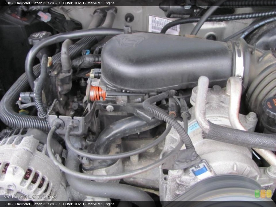 4.3 Liter OHV 12 Valve V6 Engine for the 2004 Chevrolet Blazer #46821969