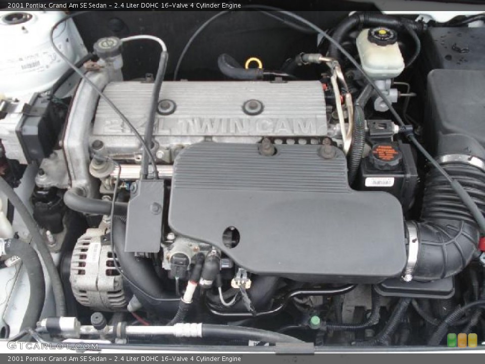 2.4 Liter DOHC 16-Valve 4 Cylinder Engine for the 2001 Pontiac Grand Am #46826556
