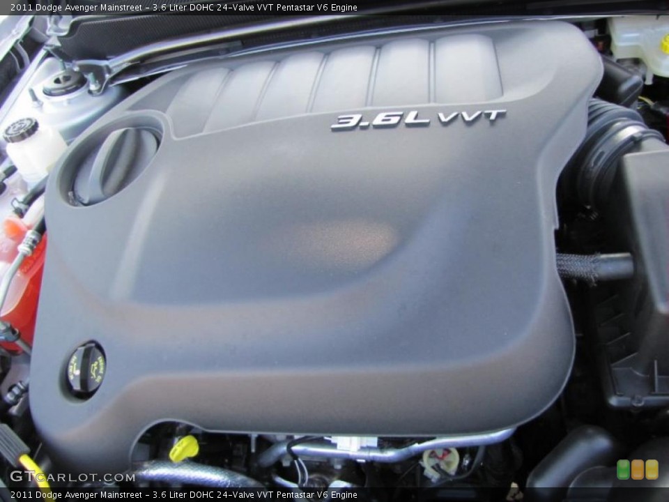 3.6 Liter DOHC 24-Valve VVT Pentastar V6 Engine for the 2011 Dodge Avenger #46827456