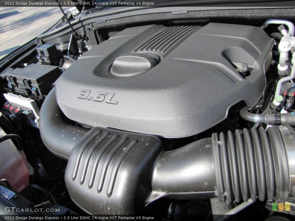 3.6 Liter DOHC 24-Valve VVT Pentastar V6 Engine for the 2011 Dodge Durango #46830150