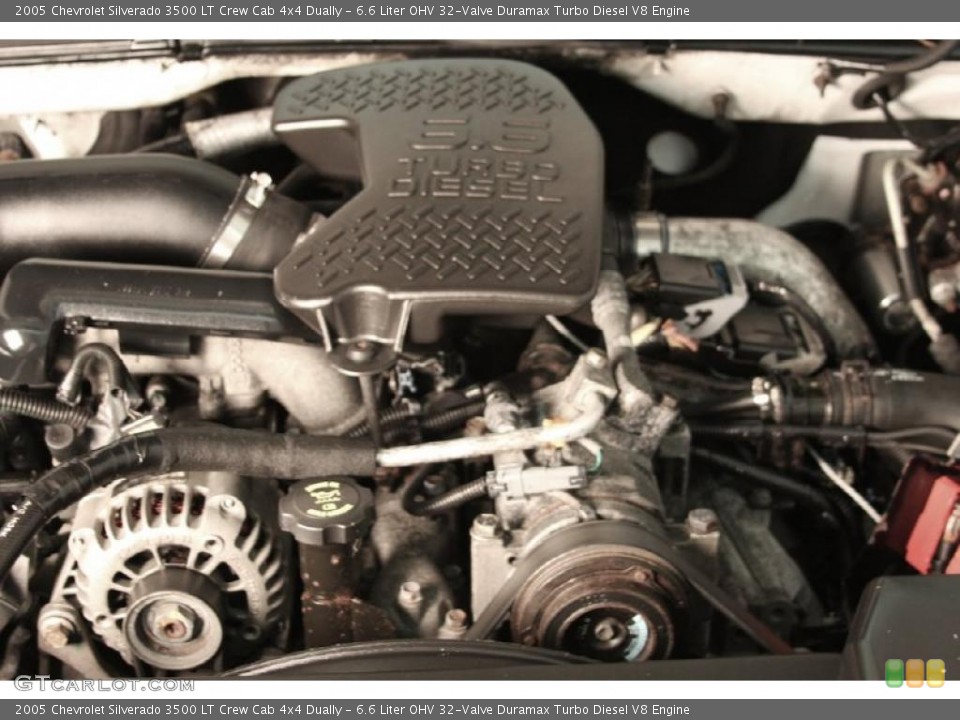 6.6 Liter OHV 32-Valve Duramax Turbo Diesel V8 Engine for the 2005 Chevrolet Silverado 3500 #46830690