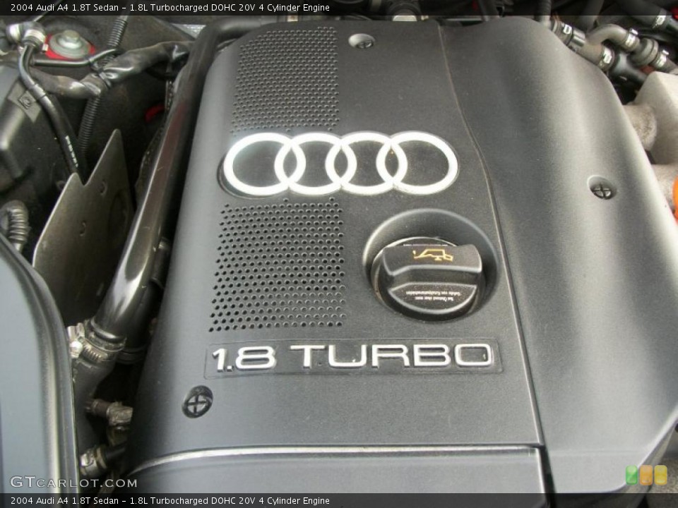 1.8L Turbocharged DOHC 20V 4 Cylinder Engine for the 2004 Audi A4 #46834611