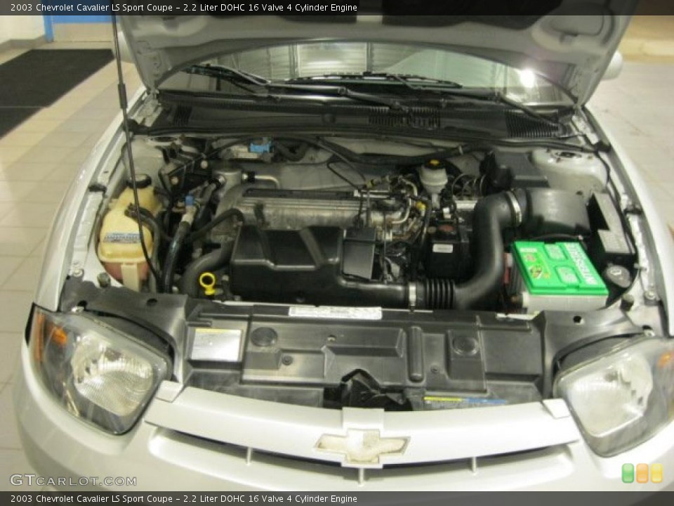 2.2 Liter DOHC 16 Valve 4 Cylinder Engine for the 2003 Chevrolet Cavalier #46851462