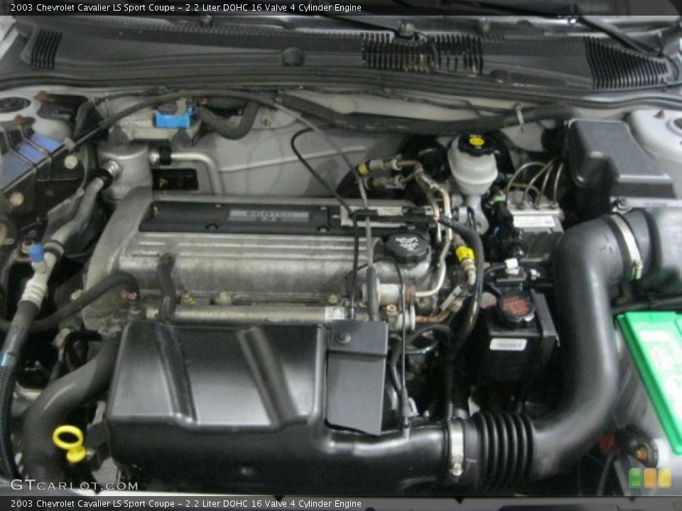 2.2 Liter DOHC 16 Valve 4 Cylinder Engine for the 2003 Chevrolet Cavalier #46851468