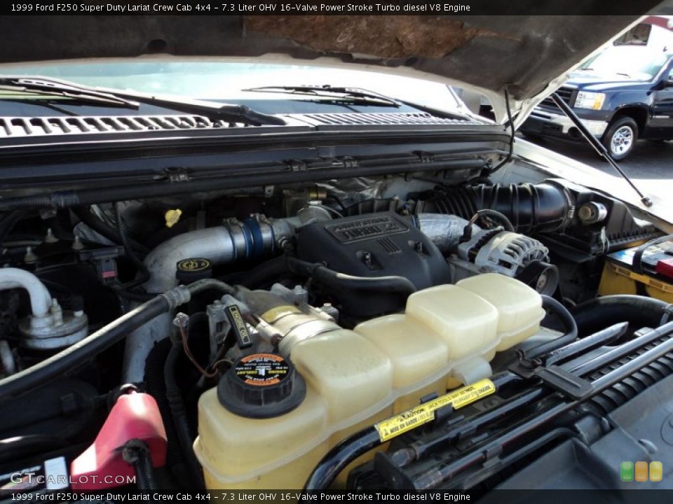 7.3 Liter OHV 16-Valve Power Stroke Turbo diesel V8 Engine for the 1999 Ford F250 Super Duty #46855626