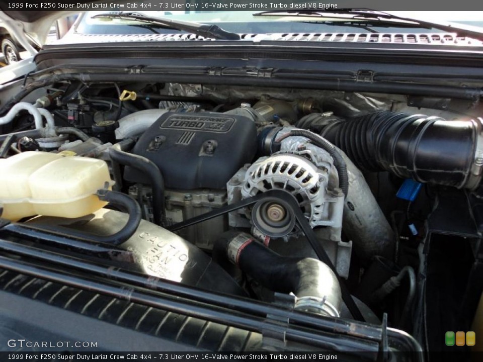 7.3 Liter OHV 16-Valve Power Stroke Turbo diesel V8 Engine for the 1999 Ford F250 Super Duty #46855641