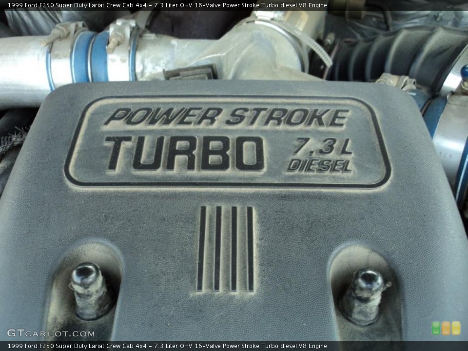 7.3 Liter OHV 16-Valve Power Stroke Turbo diesel V8 Engine for the 1999 Ford F250 Super Duty #46855662