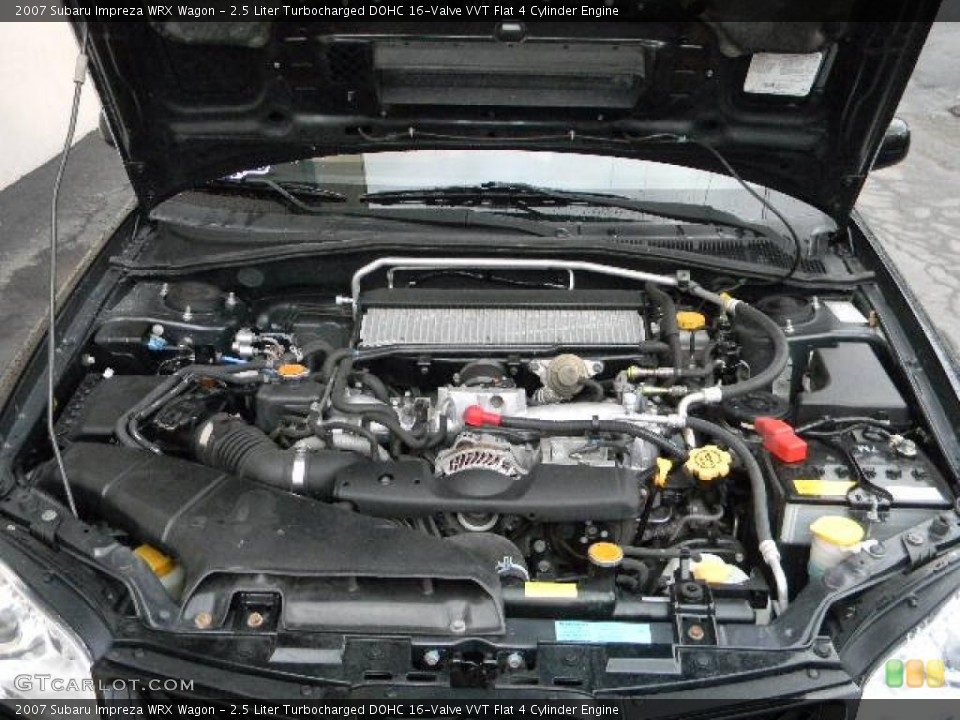 2.5 Liter Turbocharged DOHC 16-Valve VVT Flat 4 Cylinder Engine for the 2007 Subaru Impreza #46862677