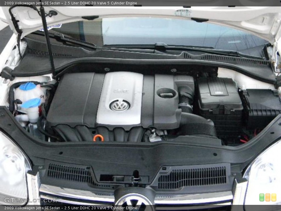 2.5 Liter DOHC 20 Valve 5 Cylinder Engine for the 2009 Volkswagen Jetta #46863624
