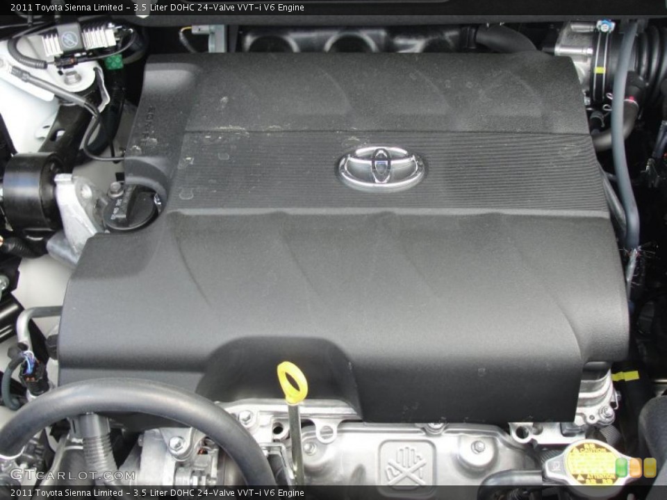 3.5 Liter DOHC 24-Valve VVT-i V6 Engine for the 2011 Toyota Sienna #46873130