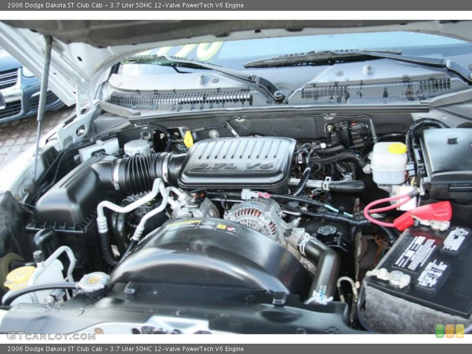 3.7 Liter SOHC 12-Valve PowerTech V6 Engine for the 2006 Dodge Dakota #46877222