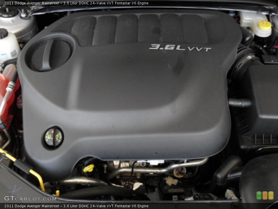 3.6 Liter DOHC 24-Valve VVT Pentastar V6 Engine for the 2011 Dodge Avenger #46877543