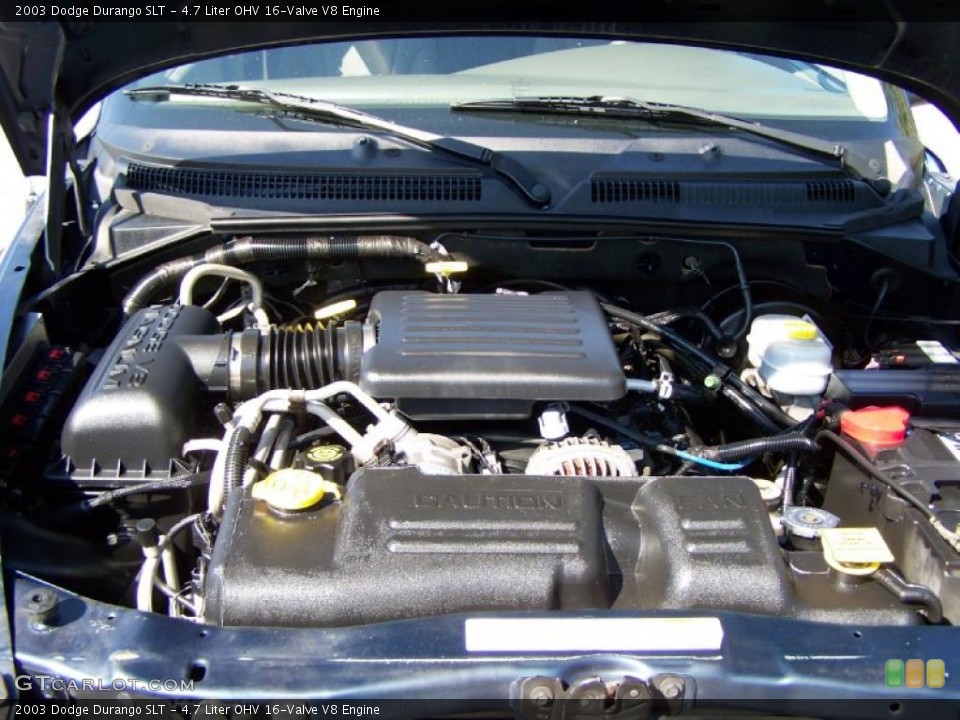 4.7 Liter OHV 16-Valve V8 Engine for the 2003 Dodge Durango #46878929