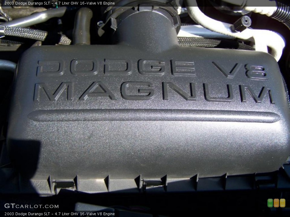4.7 Liter OHV 16-Valve V8 Engine for the 2003 Dodge Durango #46878944