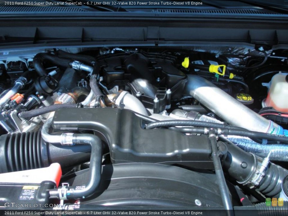 6.7 Liter OHV 32-Valve B20 Power Stroke Turbo-Diesel V8 Engine for the 2011 Ford F250 Super Duty #46880192