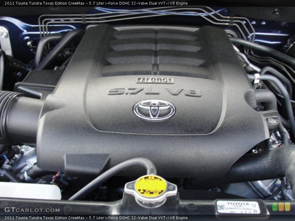 5.7 Liter i-Force DOHC 32-Valve Dual VVT-i V8 Engine for the 2011 Toyota Tundra #46881605