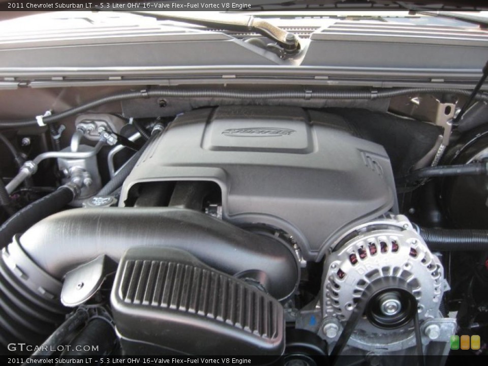 5.3 Liter OHV 16-Valve Flex-Fuel Vortec V8 Engine for the 2011 Chevrolet Suburban #46886198