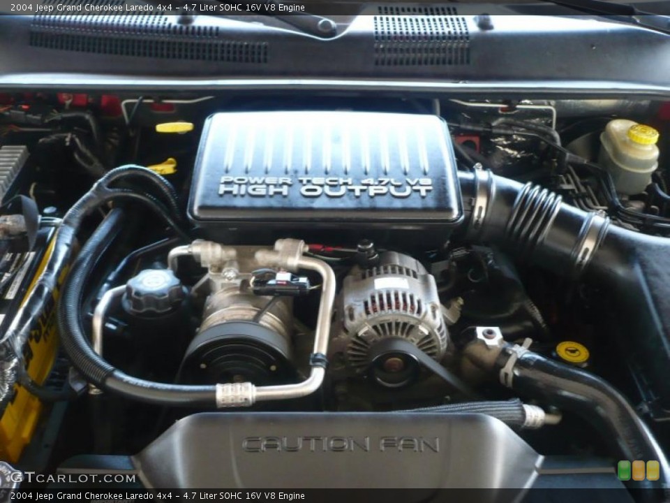 4.7 Liter SOHC 16V V8 Engine for the 2004 Jeep Grand Cherokee #46889444