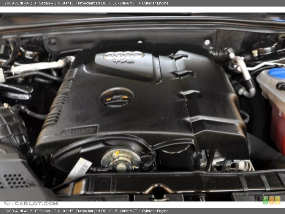 2.0 Liter FSI Turbocharged DOHC 16-Valve VVT 4 Cylinder Engine for the 2009 Audi A4 #46901978