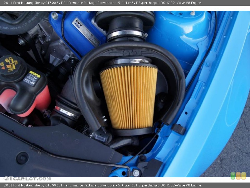 5.4 Liter SVT Supercharged DOHC 32-Valve V8 Engine for the 2011 Ford Mustang #46902329