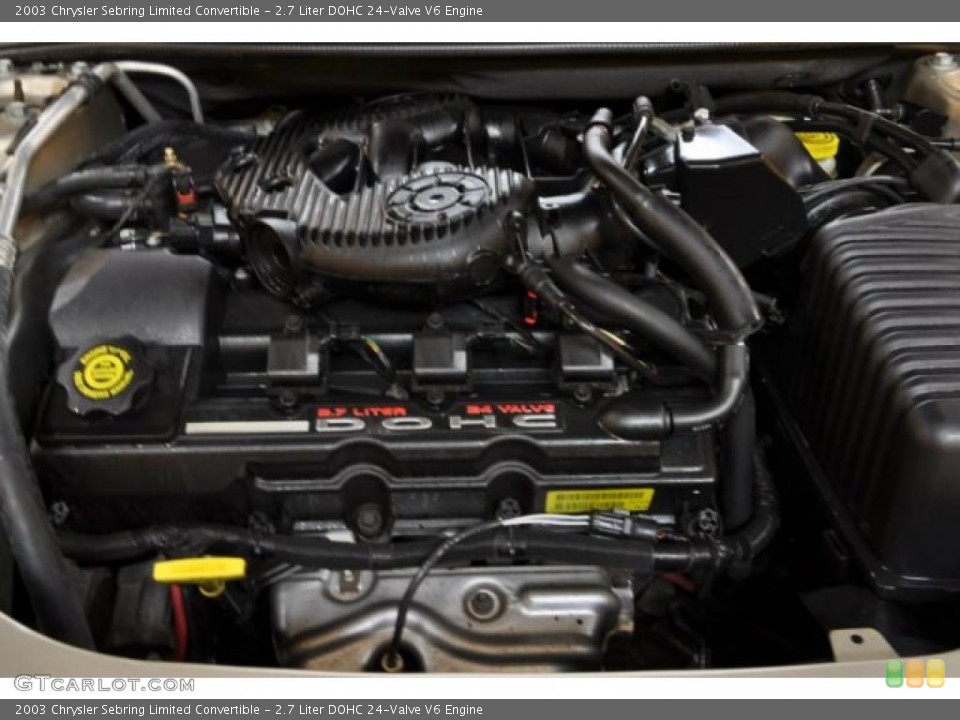 2.7 Liter DOHC 24-Valve V6 Engine for the 2003 Chrysler Sebring #46904258