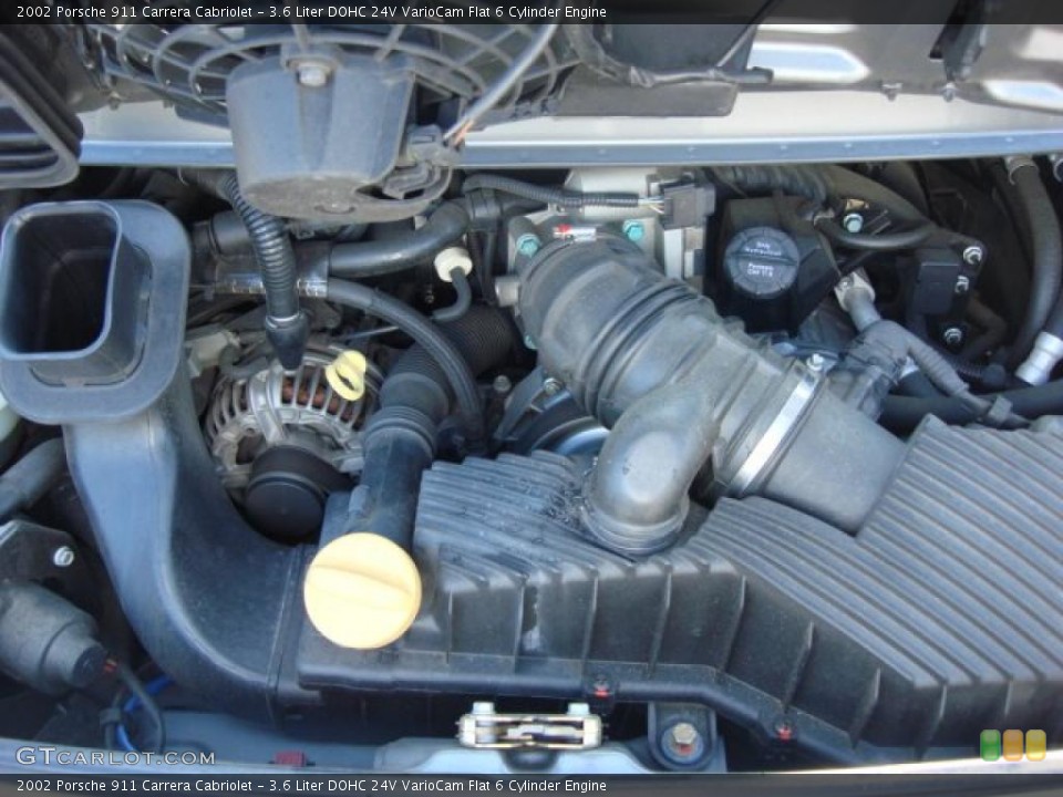 3.6 Liter DOHC 24V VarioCam Flat 6 Cylinder Engine for the 2002 Porsche 911 #46909640