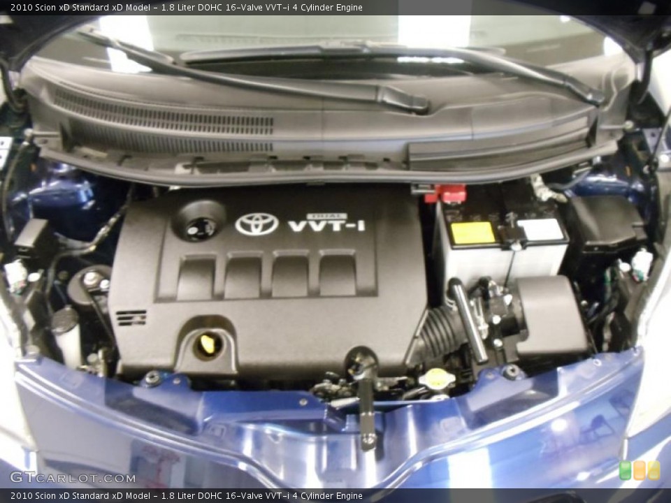 1.8 Liter DOHC 16-Valve VVT-i 4 Cylinder 2010 Scion xD Engine