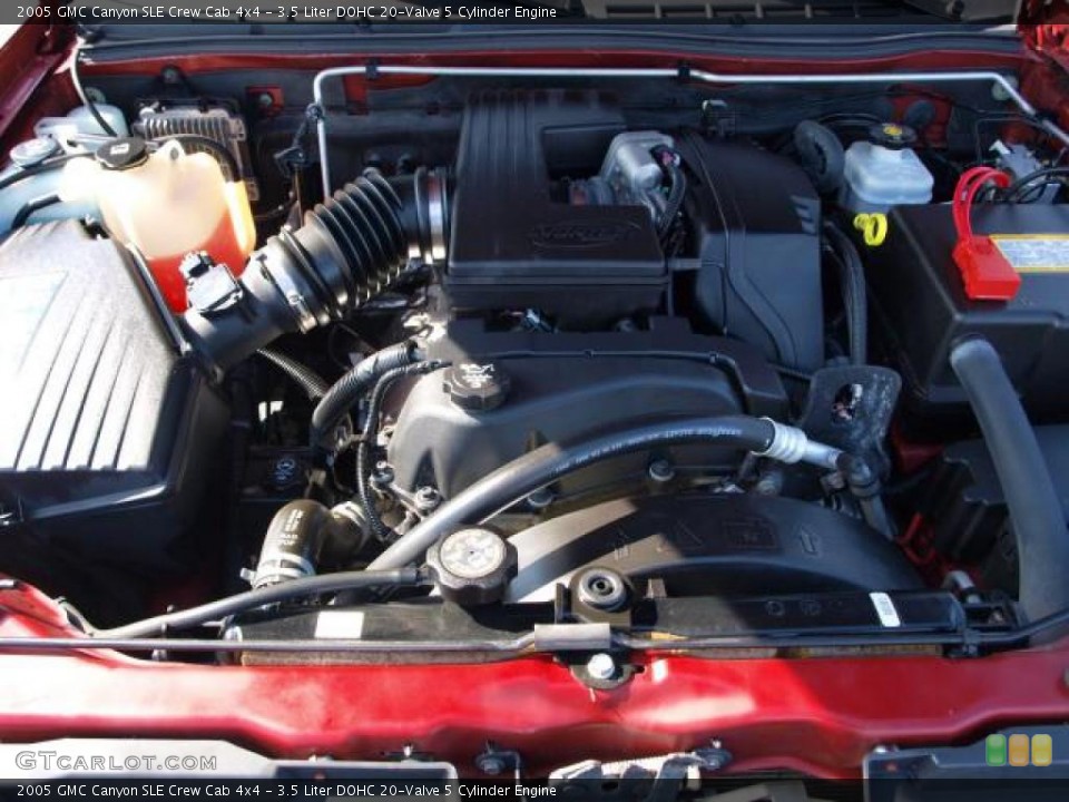 3.5 Liter DOHC 20-Valve 5 Cylinder Engine for the 2005 GMC Canyon #46910717