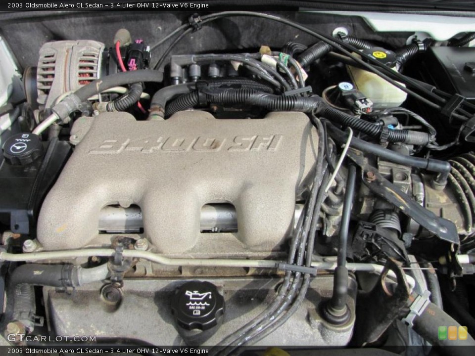 3.4 Liter OHV 12-Valve V6 Engine for the 2003 Oldsmobile Alero #46914585