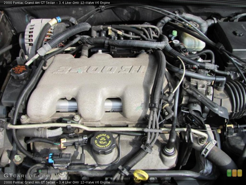 3.4 Liter OHV 12-Valve V6 Engine for the 2000 Pontiac Grand Am #46914989