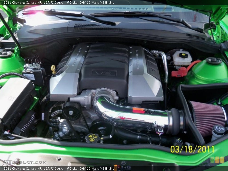6.2 Liter OHV 16-Valve V8 2011 Chevrolet Camaro Engine