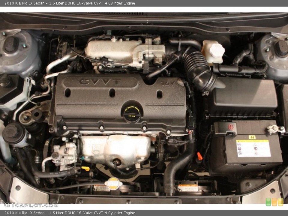 1.6 Liter DOHC 16-Valve CVVT 4 Cylinder Engine for the 2010 Kia Rio #46916681