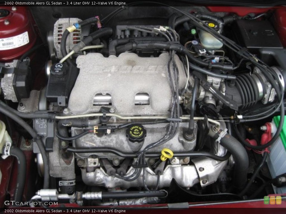 3.4 Liter OHV 12-Valve V6 Engine for the 2002 Oldsmobile Alero #46925036