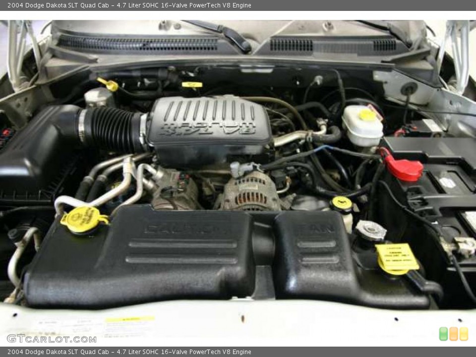 4.7 Liter SOHC 16-Valve PowerTech V8 Engine for the 2004 Dodge Dakota #46926911