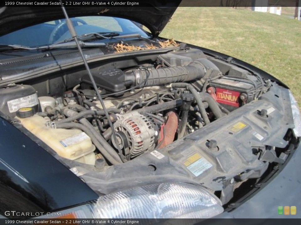 2.2 Liter OHV 8-Valve 4 Cylinder Engine for the 1999 Chevrolet Cavalier #46927061