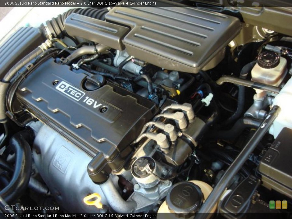 2.0 Liter DOHC 16-Valve 4 Cylinder Engine for the 2006 Suzuki Reno #46938141