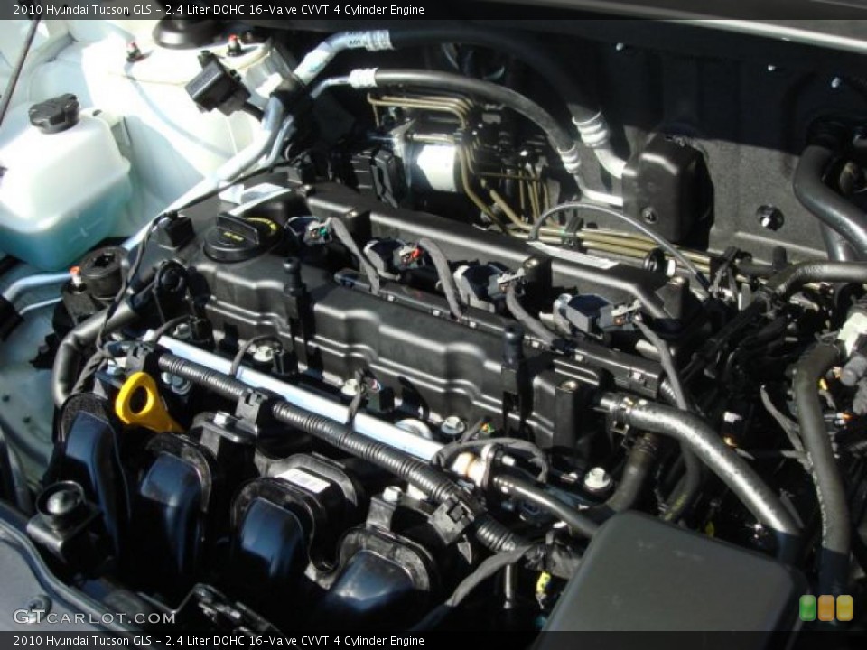2.4 Liter DOHC 16-Valve CVVT 4 Cylinder Engine for the 2010 Hyundai Tucson #46945035