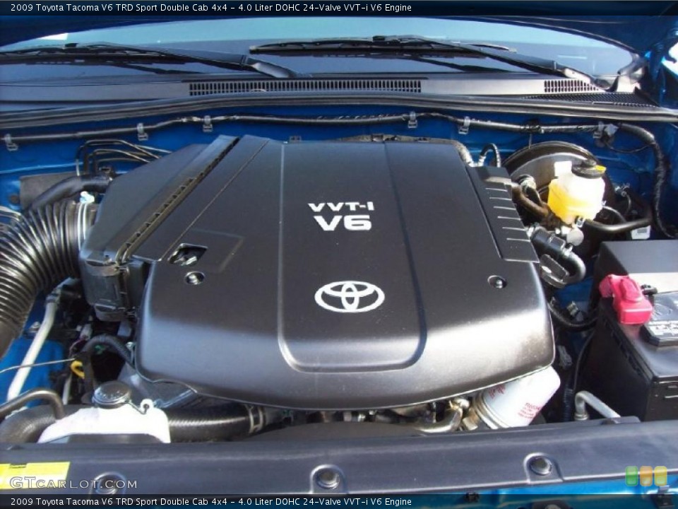 4.0 Liter DOHC 24-Valve VVT-i V6 Engine for the 2009 Toyota Tacoma #46946490