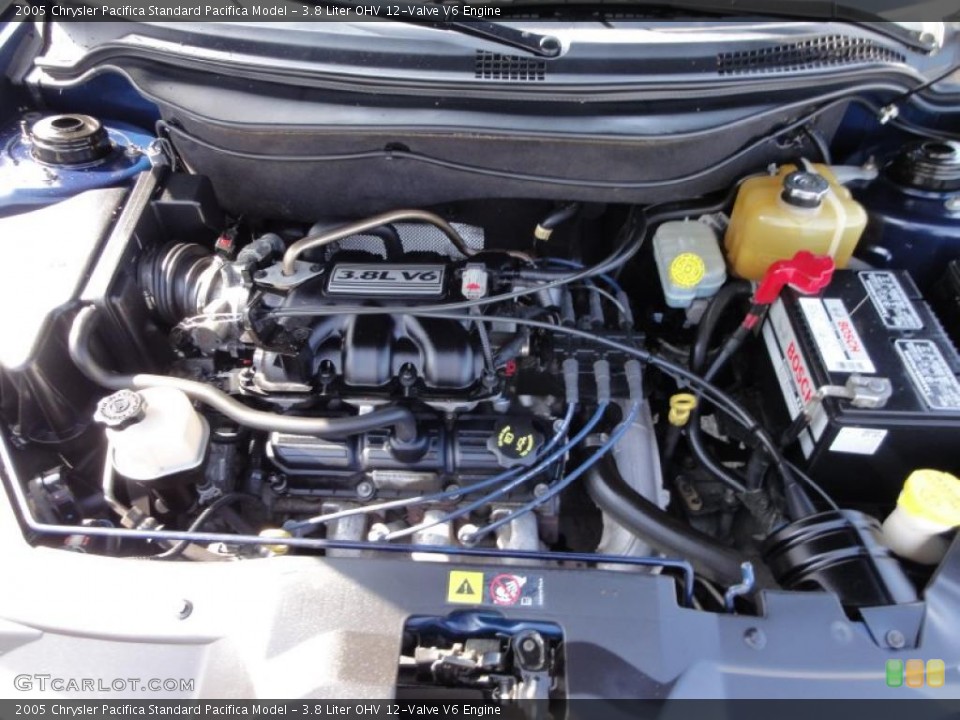 3.8 Liter OHV 12-Valve V6 Engine for the 2005 Chrysler Pacifica #46950465