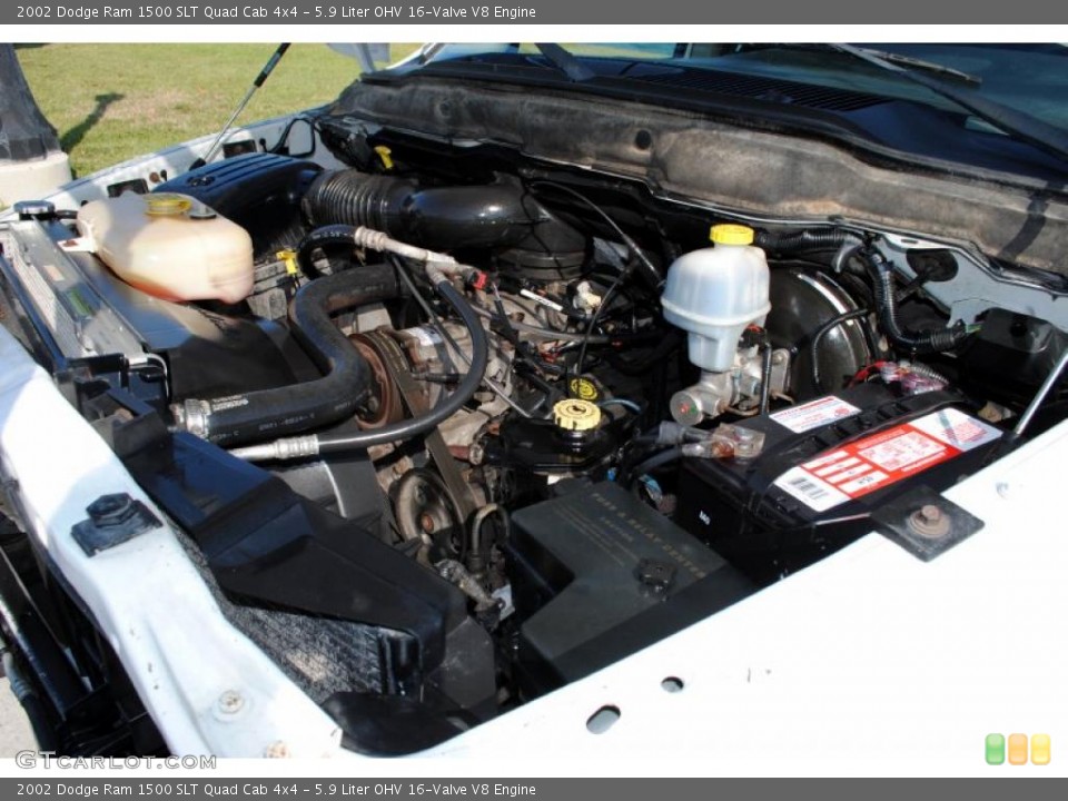 5.9 Liter OHV 16-Valve V8 Engine for the 2002 Dodge Ram 1500 #46952262