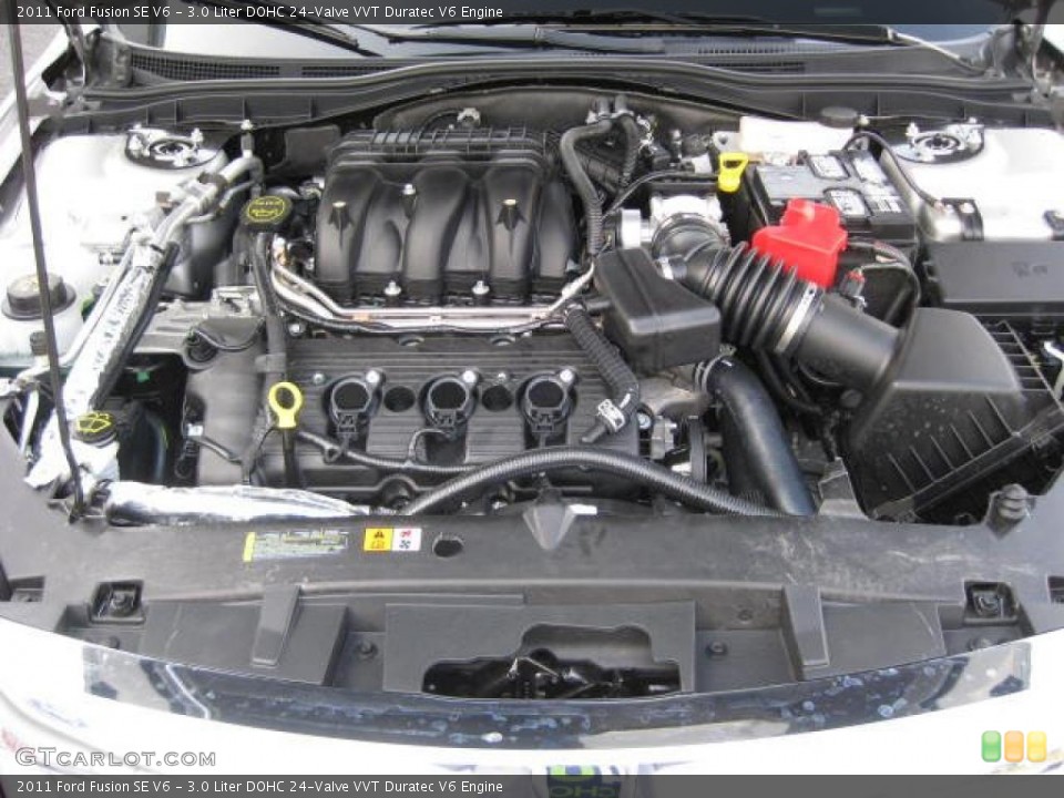 3.0 Liter DOHC 24-Valve VVT Duratec V6 Engine for the 2011 Ford Fusion #46960407