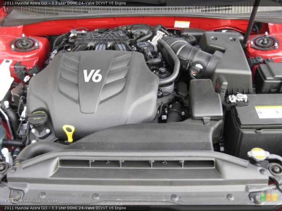 3.3 Liter DOHC 24-Valve DCVVT V6 Engine for the 2011 Hyundai Azera #46962501