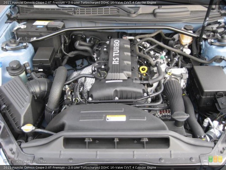 2.0 Liter Turbocharged DOHC 16-Valve CVVT 4 Cylinder Engine for the 2011 Hyundai Genesis Coupe #46962879