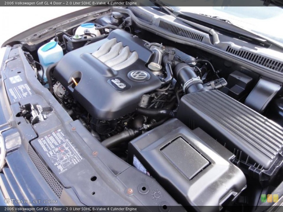 2.0 Liter SOHC 8-Valve 4 Cylinder Engine for the 2006 Volkswagen Golf #46964181