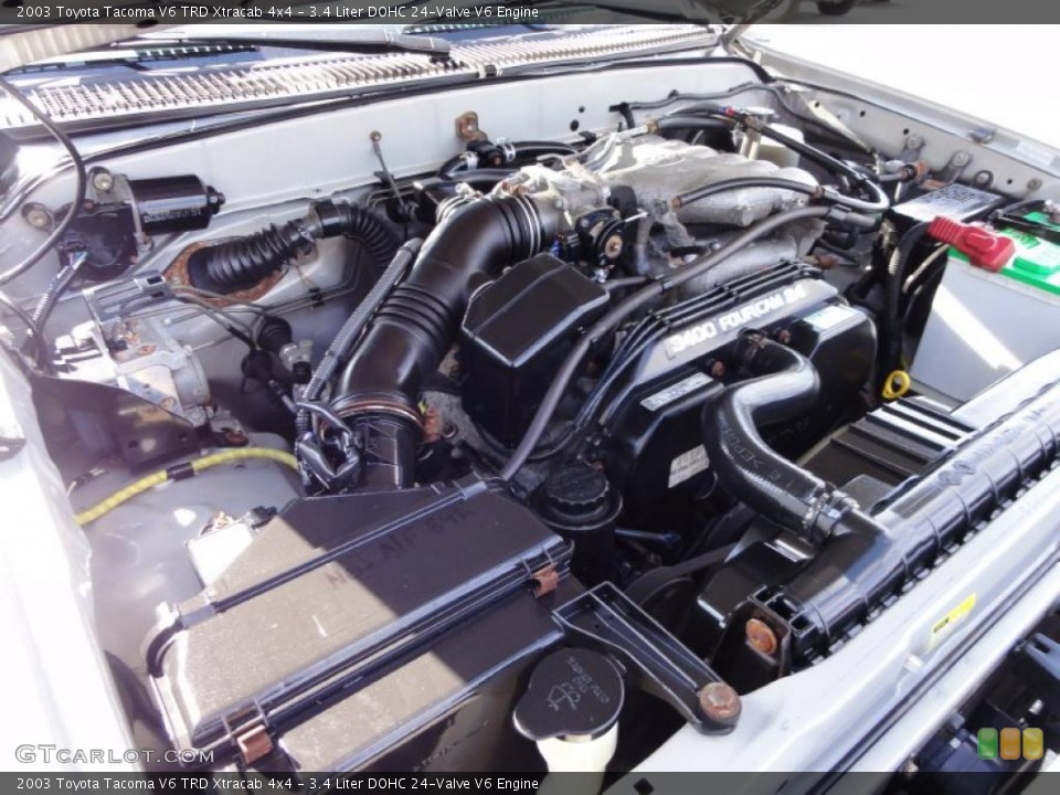 3.4 Liter DOHC 24-Valve V6 Engine for the 2003 Toyota Tacoma #46964874