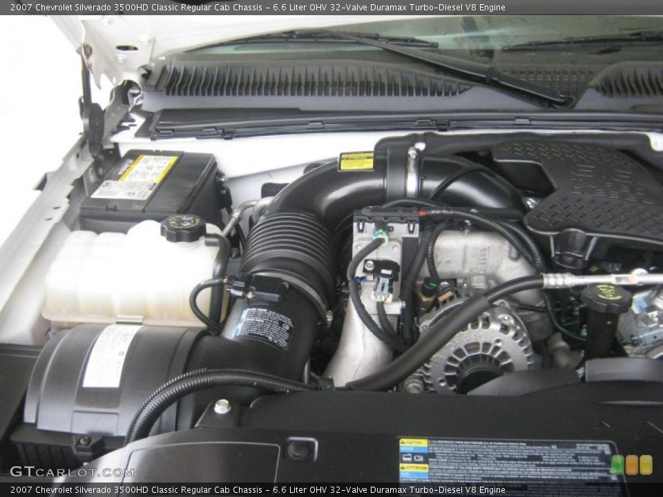 6.6 Liter OHV 32-Valve Duramax Turbo-Diesel V8 Engine for the 2007 Chevrolet Silverado 3500HD #46967961