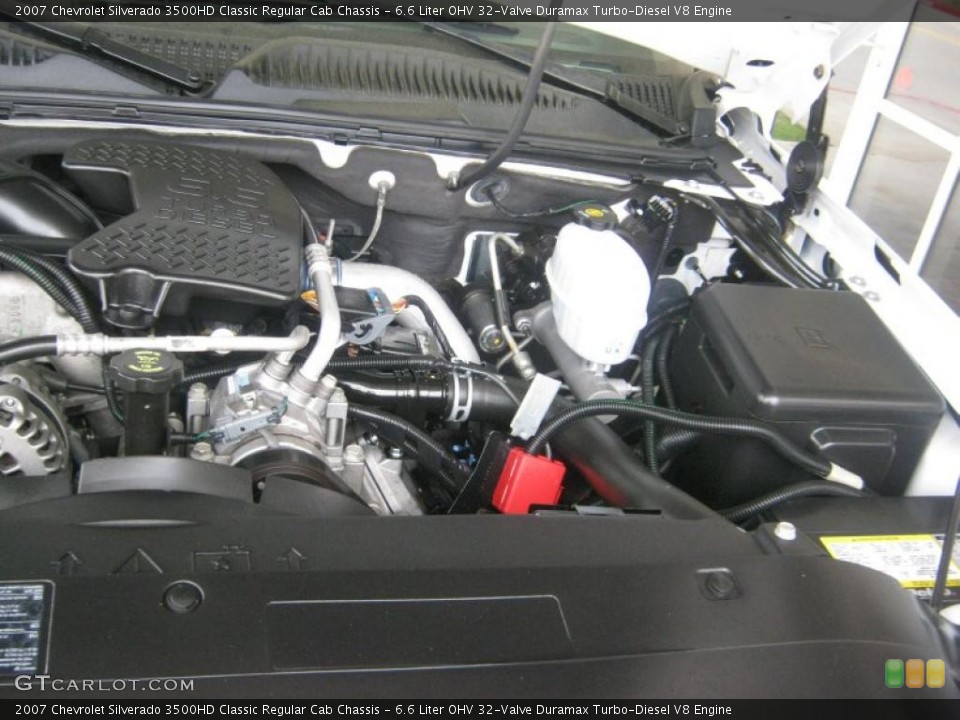 6.6 Liter OHV 32-Valve Duramax Turbo-Diesel V8 Engine for the 2007 Chevrolet Silverado 3500HD #46967976
