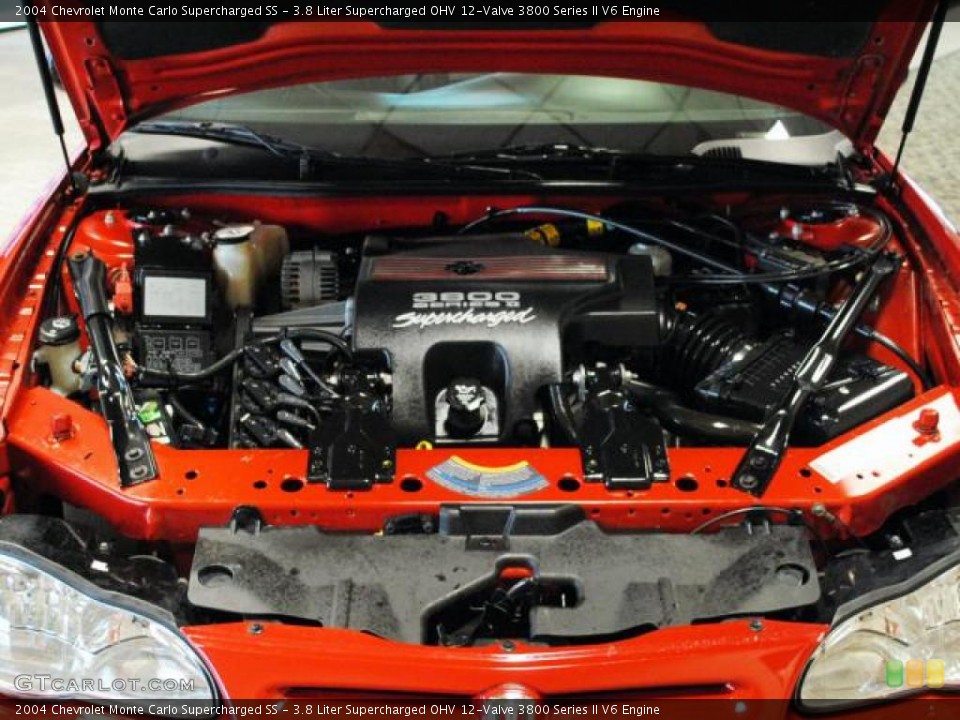 3.8 Liter Supercharged OHV 12-Valve 3800 Series II V6 Engine for the 2004 Chevrolet Monte Carlo #46968009