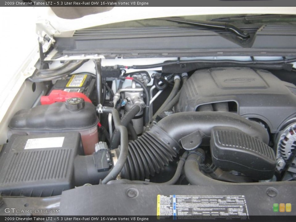 5.3 Liter Flex-Fuel OHV 16-Valve Vortec V8 Engine for the 2009 Chevrolet Tahoe #46968396